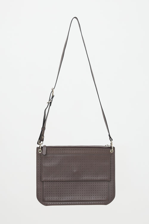 Marni Perforated Leather Crossbody Bag
