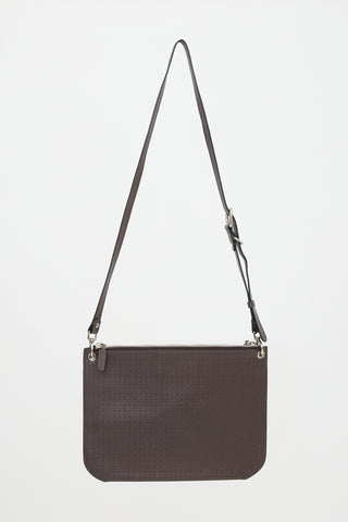 Marni Perforated Leather Crossbody Bag