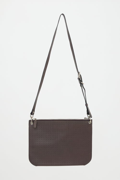 Marni Perforated Leather Crossbody Bag