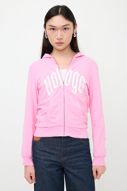 Balenciaga 2024 Distressed Nologo Hoodie
