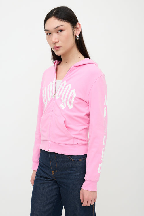 Balenciaga 2024 Distressed Nologo Hoodie