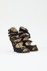 Chloé Suede Wedge Sandal