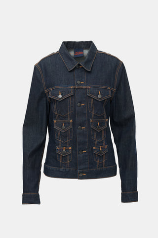 Jean Paul Gaultier Denim Multi Pocket Jacket