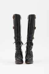 Gucci Patent Buckle  Boot