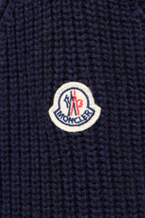 Moncler Wool Padded Zip Up Cardigan
