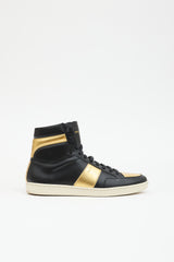 Saint Laurent Leather SL/10H Court Sneaker
