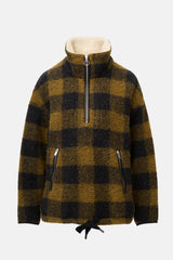 Isabel Marant Étoile Wool Knit Checked Anorak