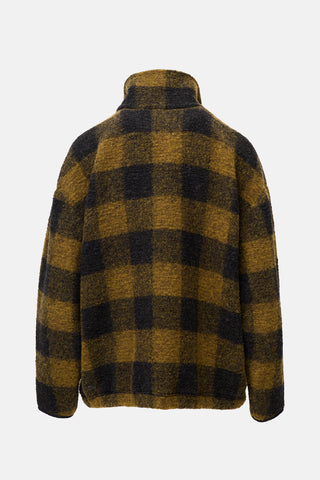 Isabel Marant Étoile Wool Knit Checked Anorak