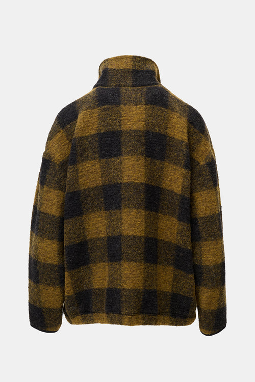 Isabel Marant Étoile Wool Knit Checked Anorak
