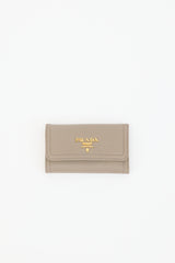 Prada Vitello Daino Leather Key Holder
