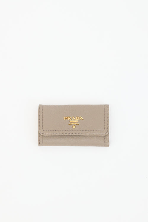 Prada Vitello Daino Leather Key Holder