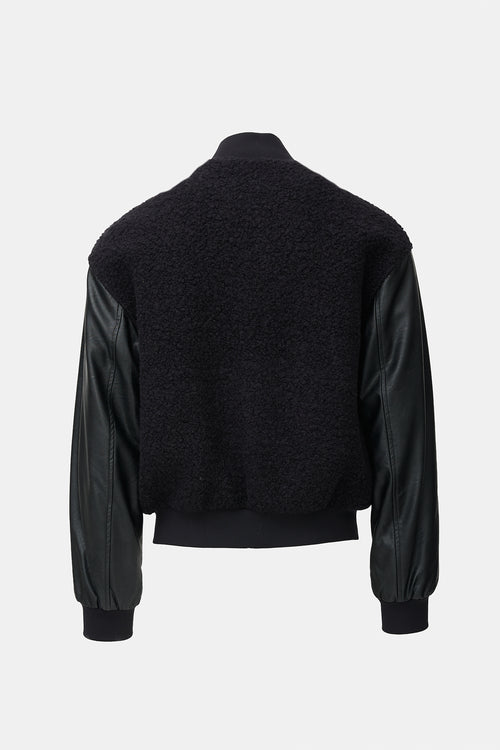 Dolce & Gabbana Wool Bouclé Bomber Jacket