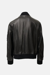 Versace Leather Bomber Jacket