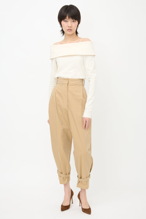 McQueen Twill Tapered Leg Trouser