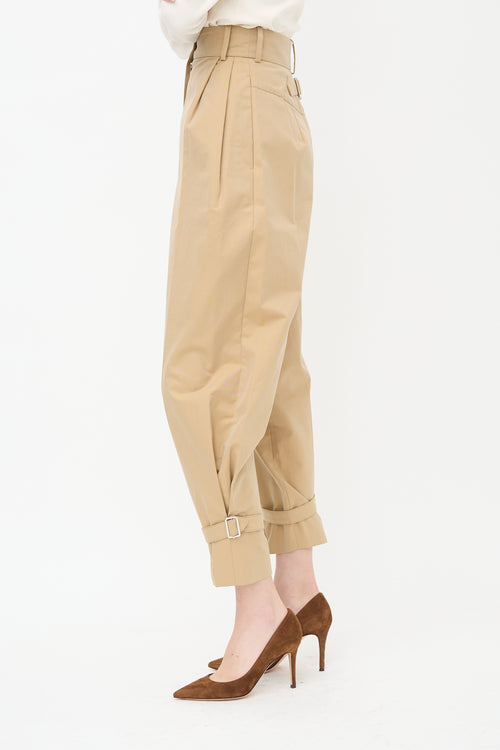 McQueen Twill Tapered Leg Trouser