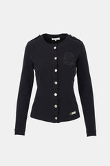 Celine Jersey Embroidered Cardigan