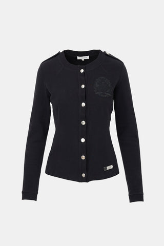 Celine Jersey Embroidered Cardigan