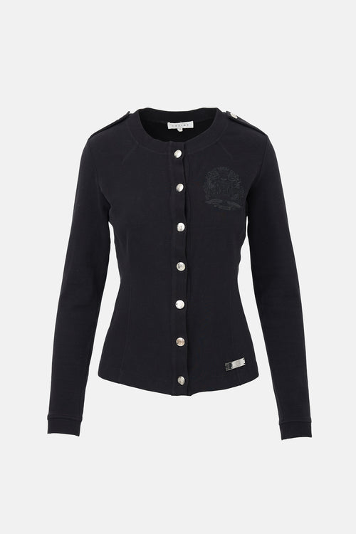Celine Jersey Embroidered Cardigan