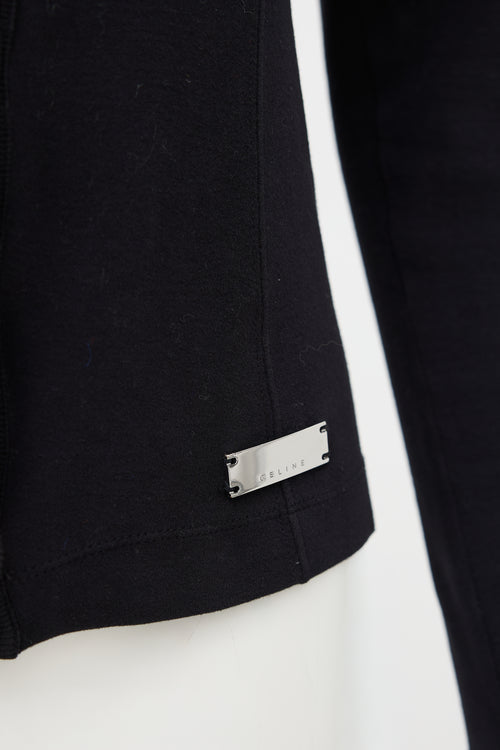 Celine Jersey Embroidered Cardigan
