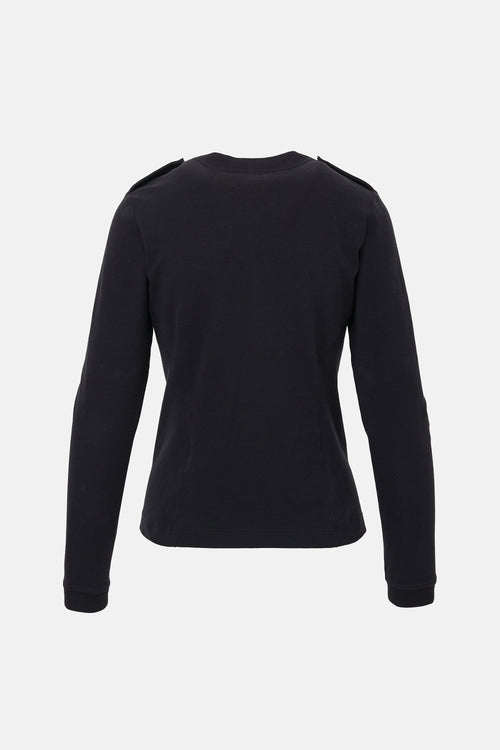 Celine Jersey Embroidered Cardigan