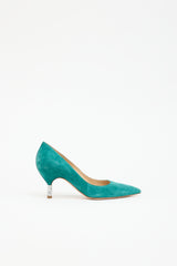 Gabriela Hearst Suede Pointed Pump