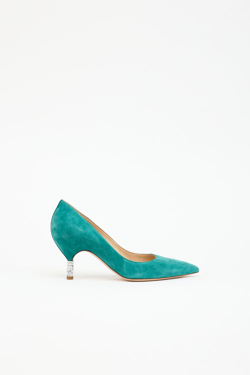 Gabriela Hearst Suede Pointed Pump