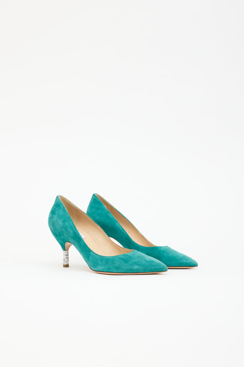 Gabriela Hearst Suede Pointed Pump