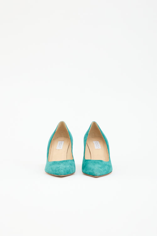 Gabriela Hearst Suede Pointed Pump