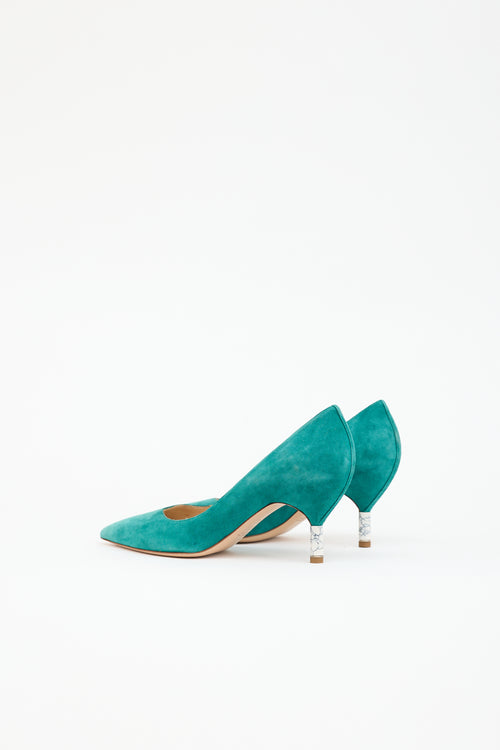 Gabriela Hearst Suede Pointed Pump