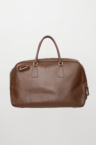 Prada Leather Travel Bowler Bag