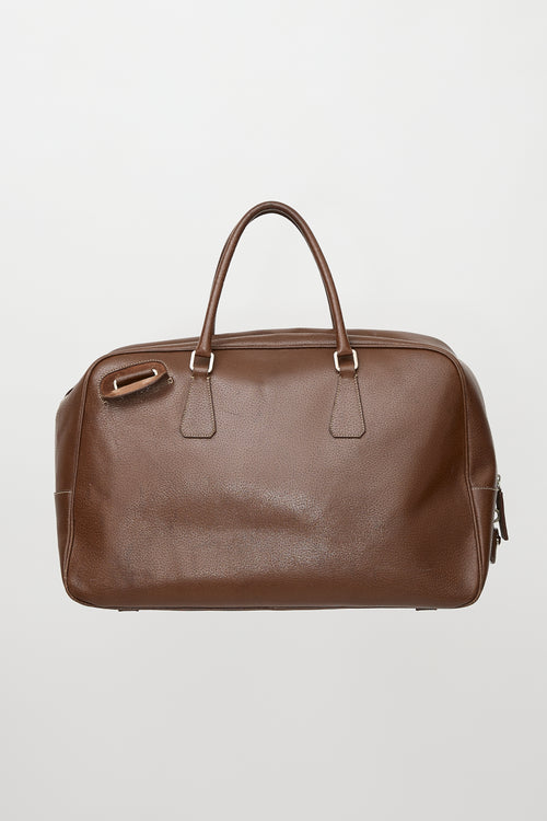 Prada Leather Travel Bowler Bag