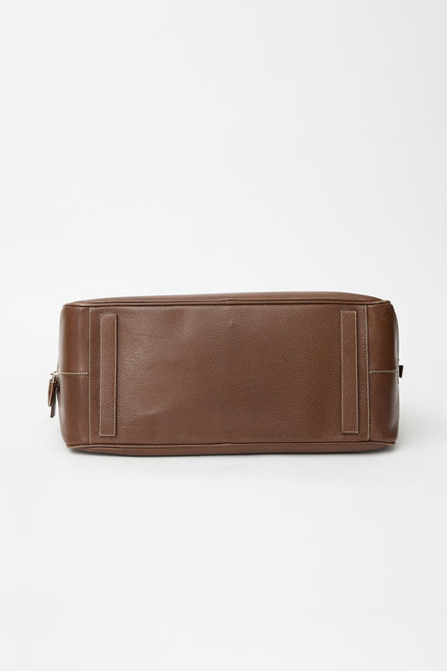 Prada Leather Travel Bowler Bag