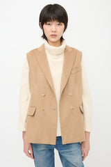 Max Mara Hair Sleeveless Blazer