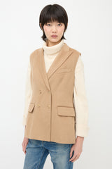 Max Mara Hair Sleeveless Blazer