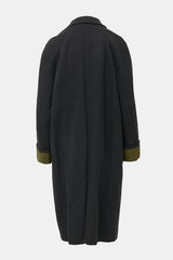 Haider Ackermann Linen & Mohair Cuffed Coat