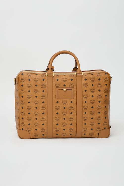 MCM Visetos Ottomar Suitcase