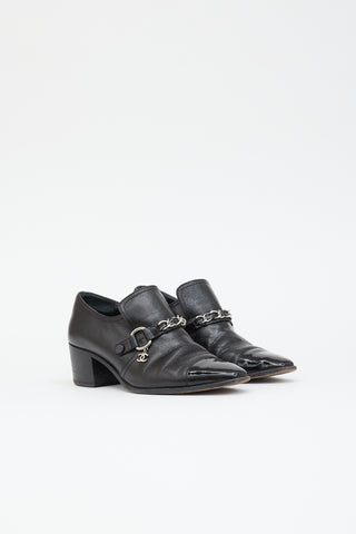 Chanel Leather Loafer Heel