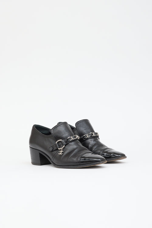 Chanel Leather Loafer Heel
