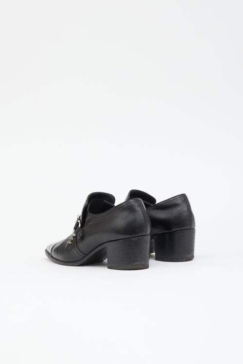 Chanel Leather Loafer Heel