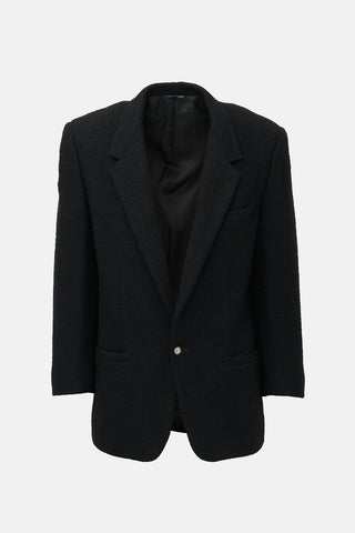 Versace 1991 Wool Tweed Blazer