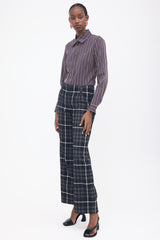 Vivienne Westwood Anglomania Wool Checked Trouser