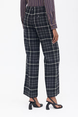 Vivienne Westwood Anglomania Wool Checked Trouser