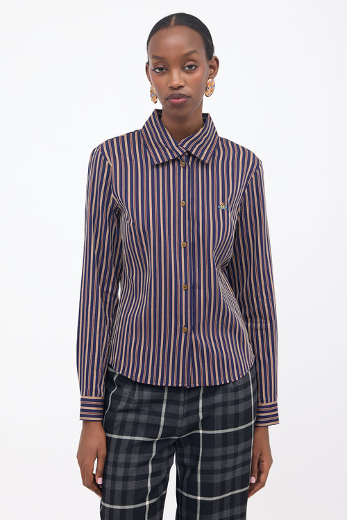 Vivienne Westwood Red Label Striped Orb Shirt