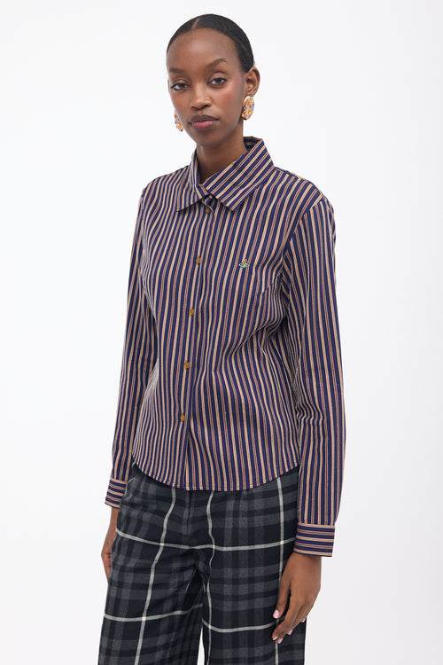 Vivienne Westwood Red Label Striped Orb Shirt