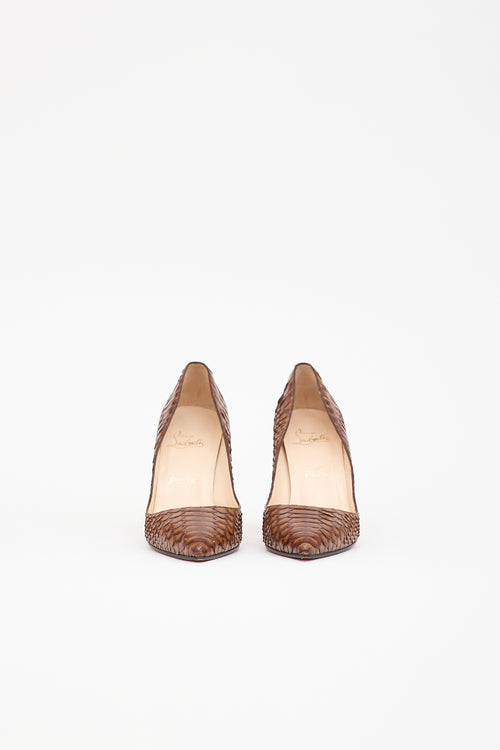 Christian Louboutin Leather Pointed Pump