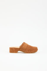 Chloé Suede Joy Clog  Mule