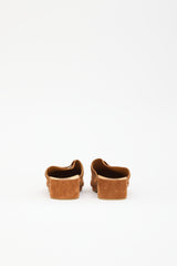 Chloé Suede Joy Clog  Mule