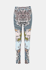 Versace Barocco Mixed Print Legging