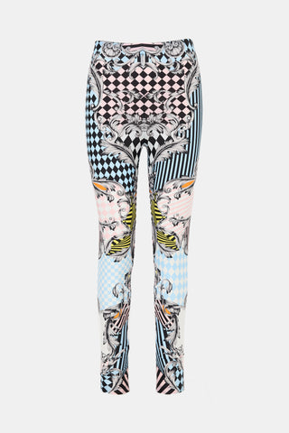 Versace Barocco Mixed Print Legging