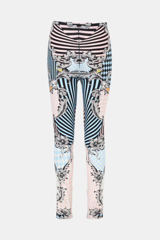 Versace Barocco Mixed Print Legging